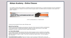 Desktop Screenshot of ablazeacademy.com
